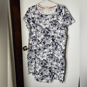 Tommy Bahama Black and White Floral Dress